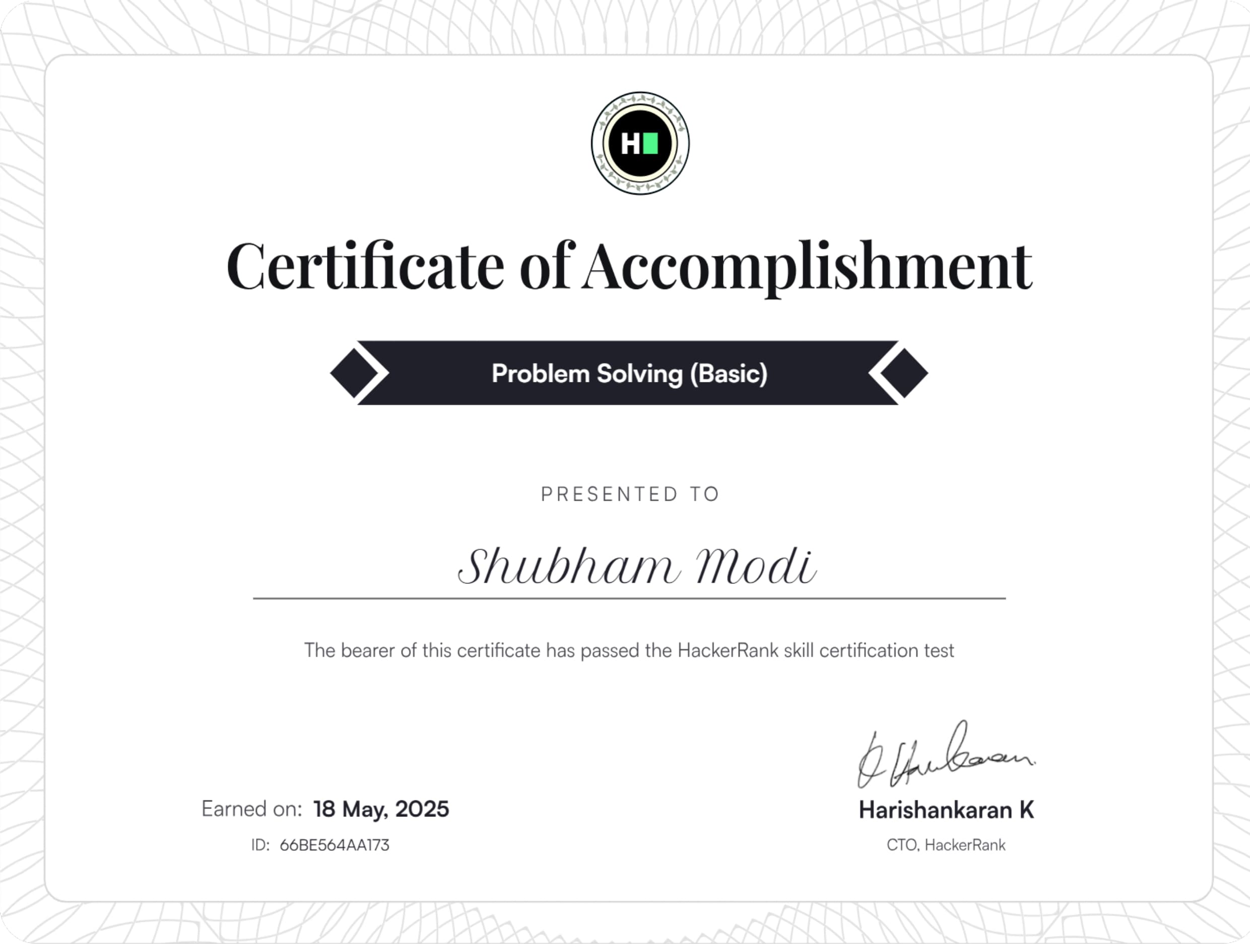 Problem Solving (Basic)